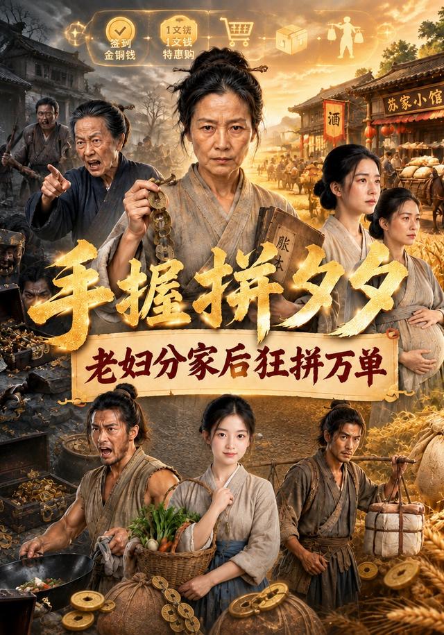手握拼夕夕，老妇分家后狂拼万单 cover