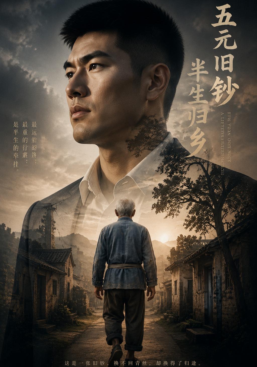 五元旧钞，半生归乡