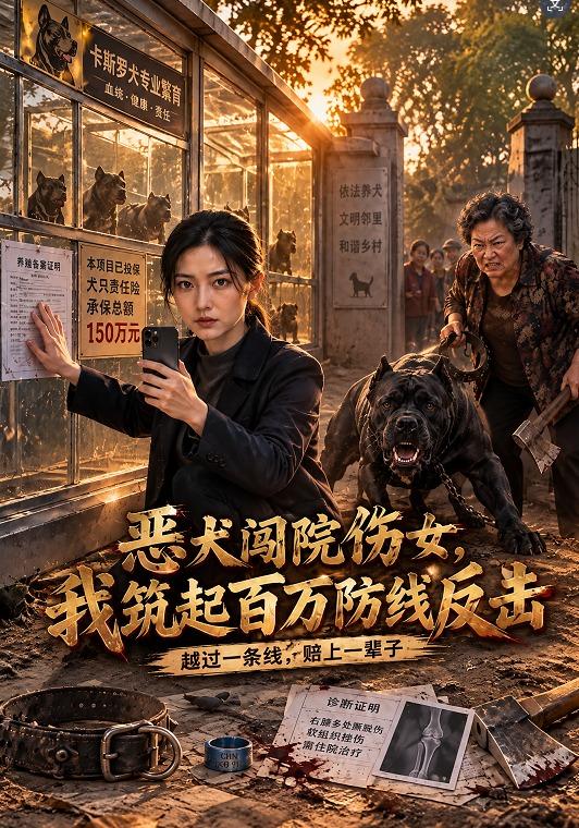 恶犬闯院伤女，我筑起百万防线反击