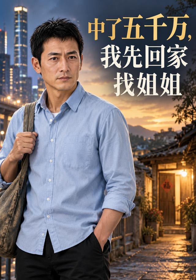 中了五千万，我先回家找姐姐
