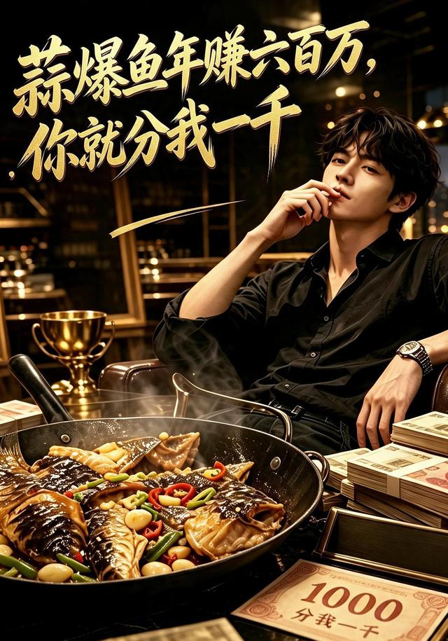 蒜爆鱼年赚六百万，你就分我一千 cover