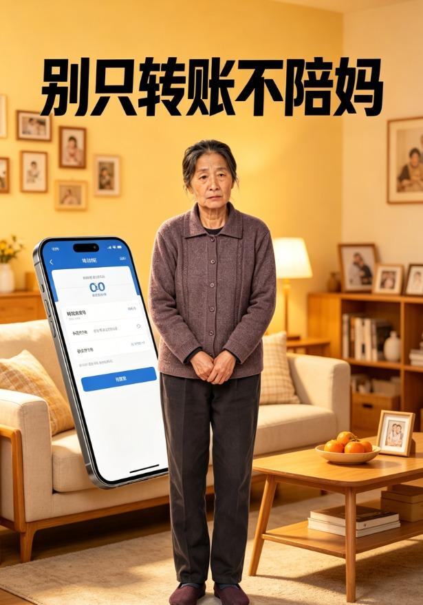 别只转账不陪妈