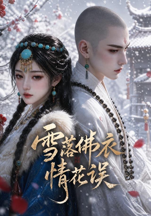 雪落佛衣情花误