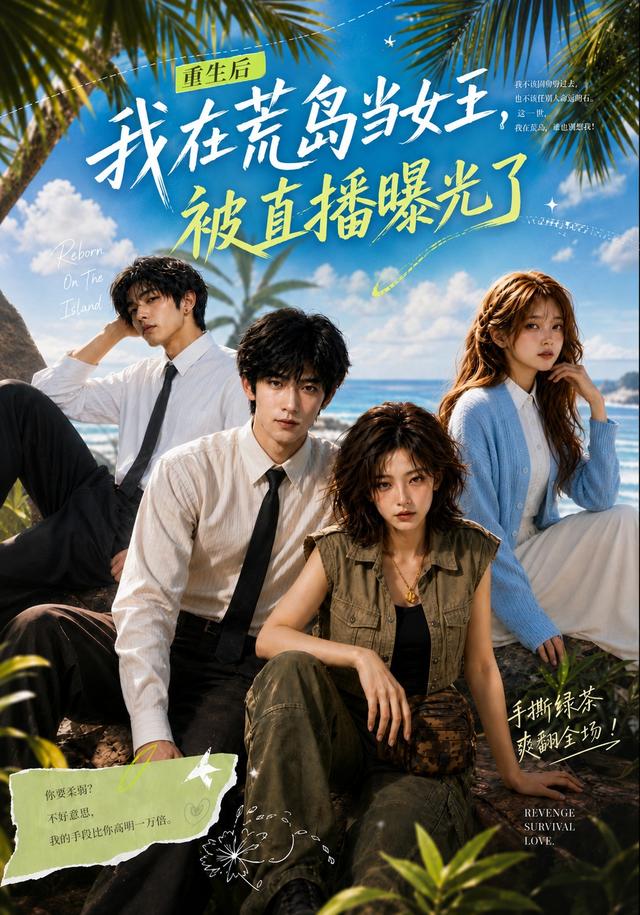 重生后我在荒岛当女王，被直播曝光了 cover