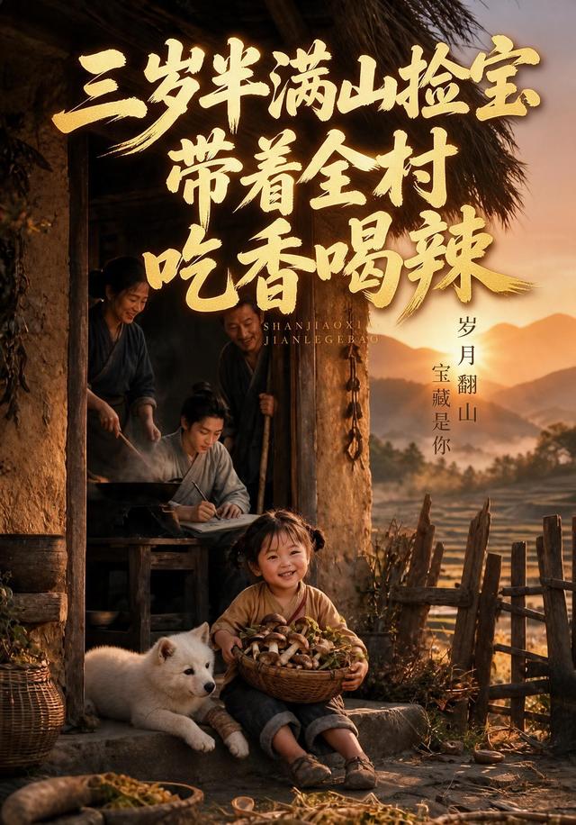 三岁半满山捡宝带着全村吃香喝辣