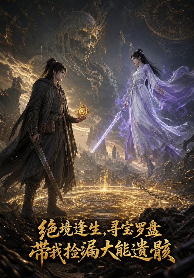 绝境逢生，寻宝罗盘带我捡漏大能遗骸 cover