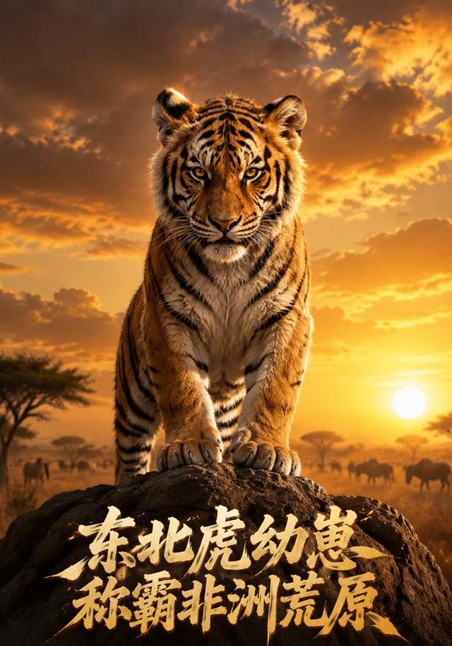 东北虎幼崽，称霸非洲荒原