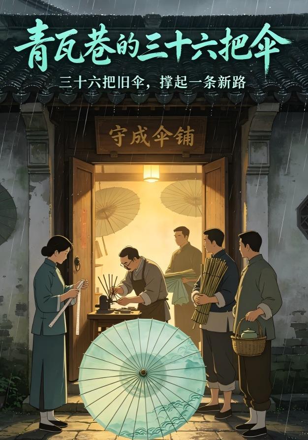 青瓦巷的三十六把伞