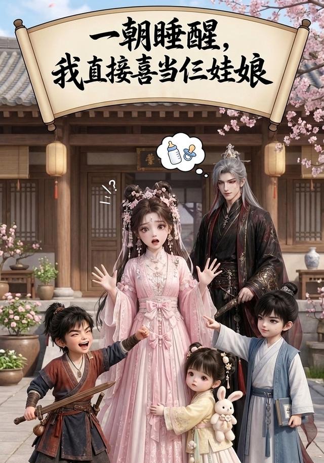 一朝睡醒，我直接喜当仨娃娘