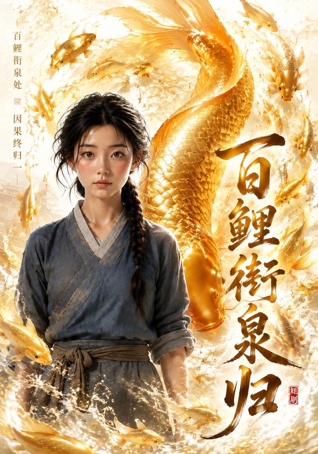 百鲤衔泉归