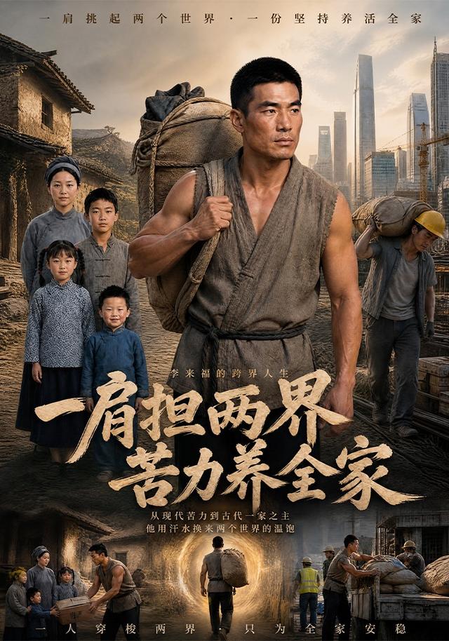一肩担两界，苦力养全家