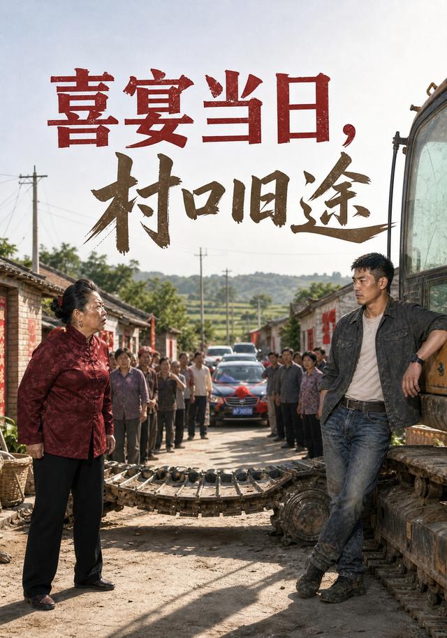 喜宴当日，村口旧途