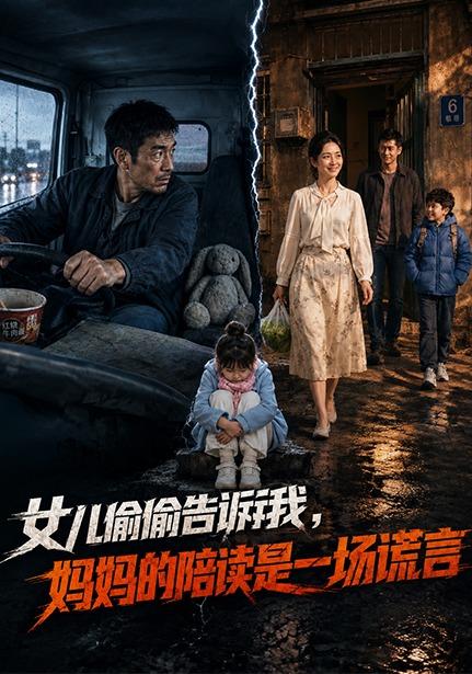 女儿偷偷告诉我，妈妈的陪读是一场谎言