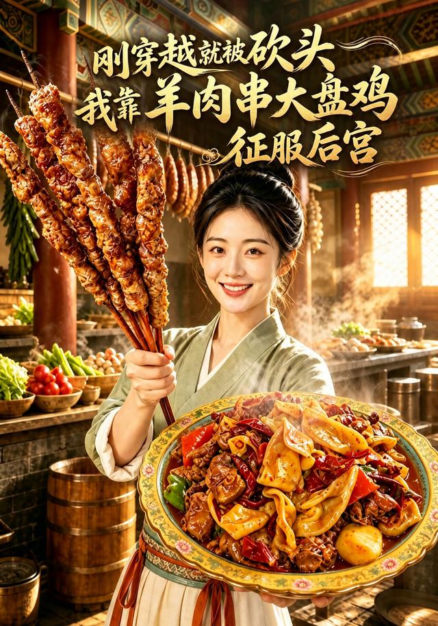 刚穿越就被砍头，我靠羊肉串大盘鸡征服后宫 cover