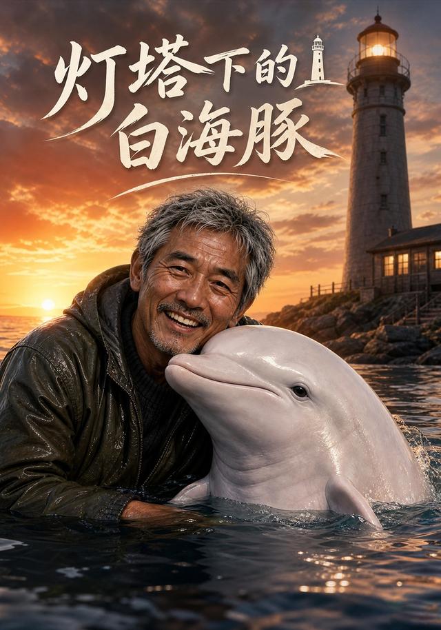 灯塔下的白海豚