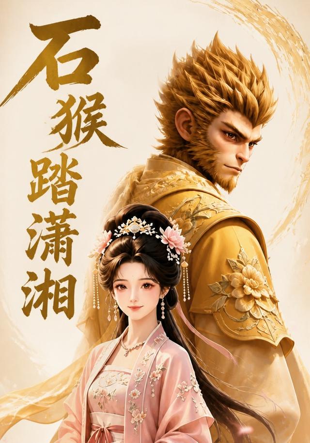 石猴踏潇湘