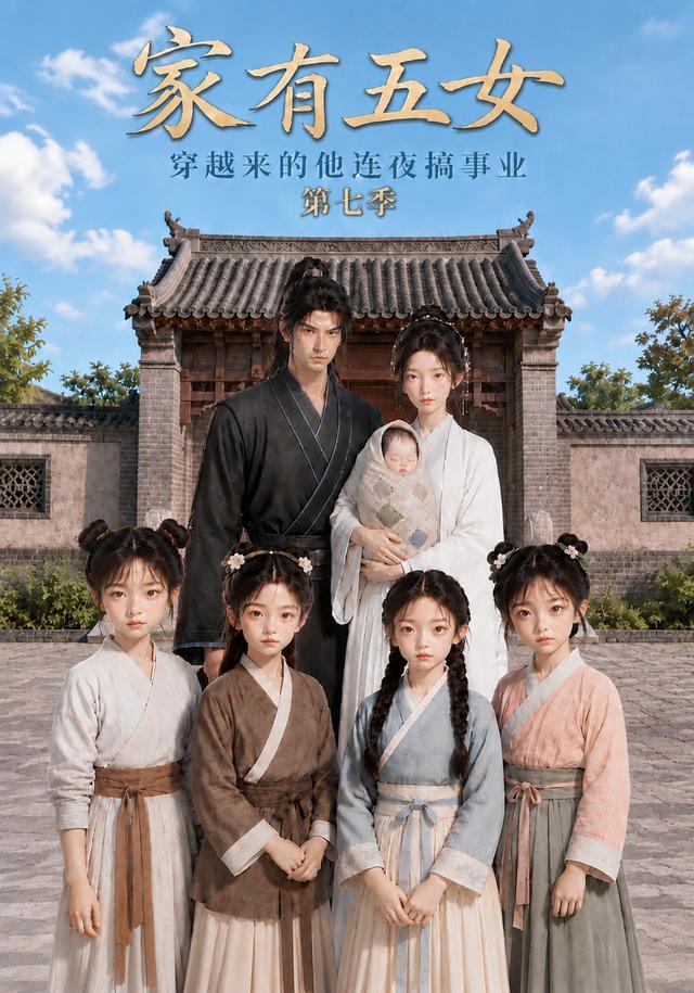 2026年古装漫剧《家有五女，穿越来的他连夜搞事业（第七季）》