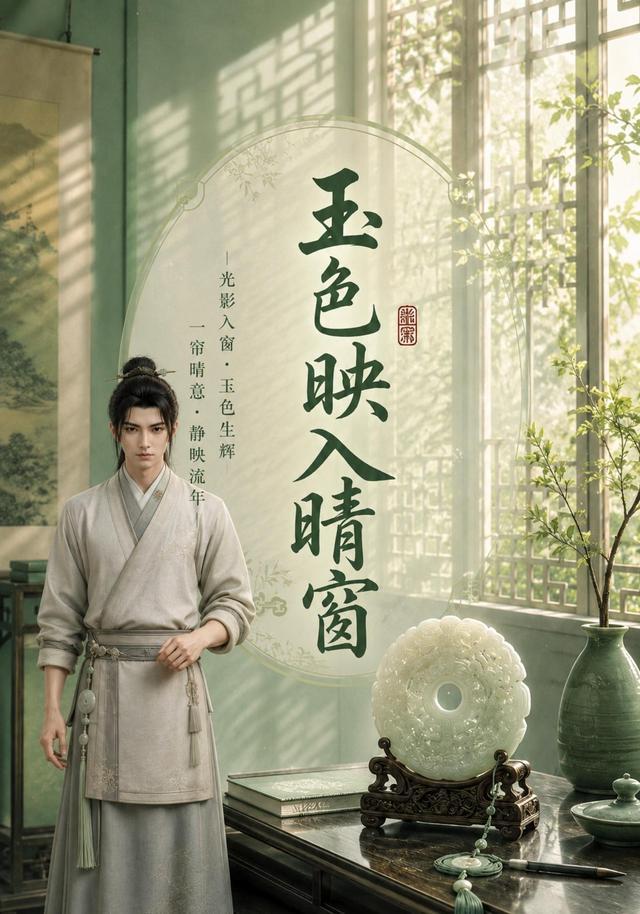 玉色映入晴窗