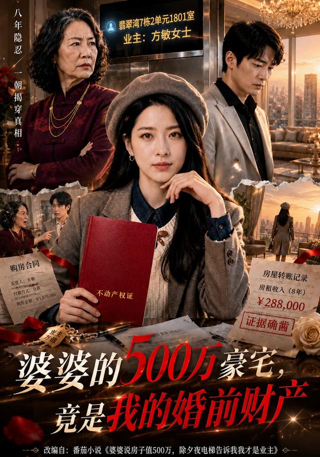 婆婆的500万豪宅，竟是我的婚前财产 cover