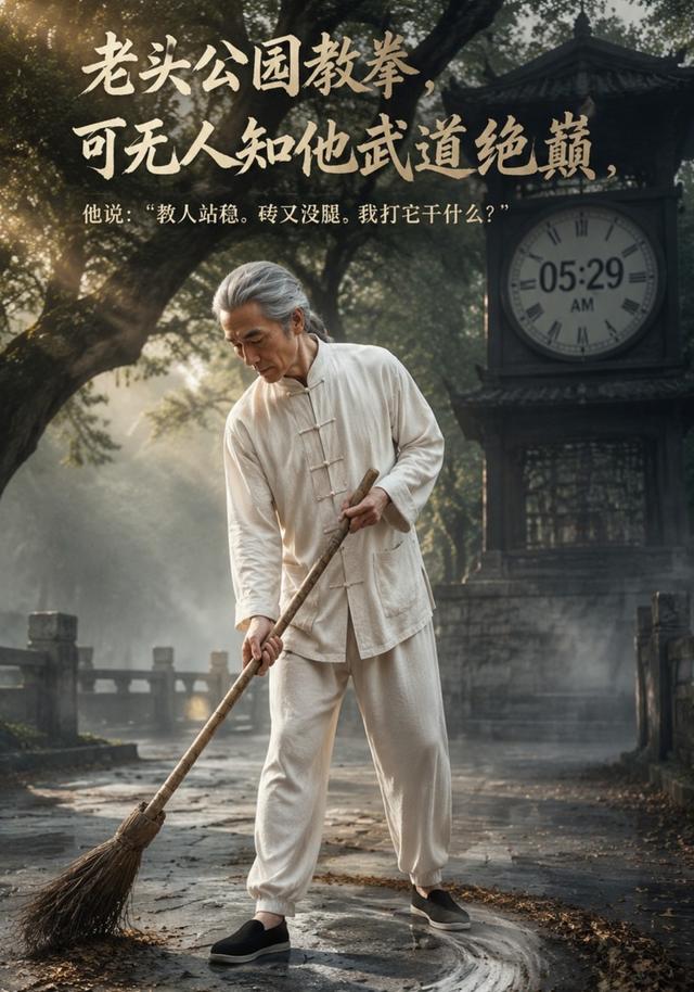 老头公园教拳，可无人知他武道绝巅