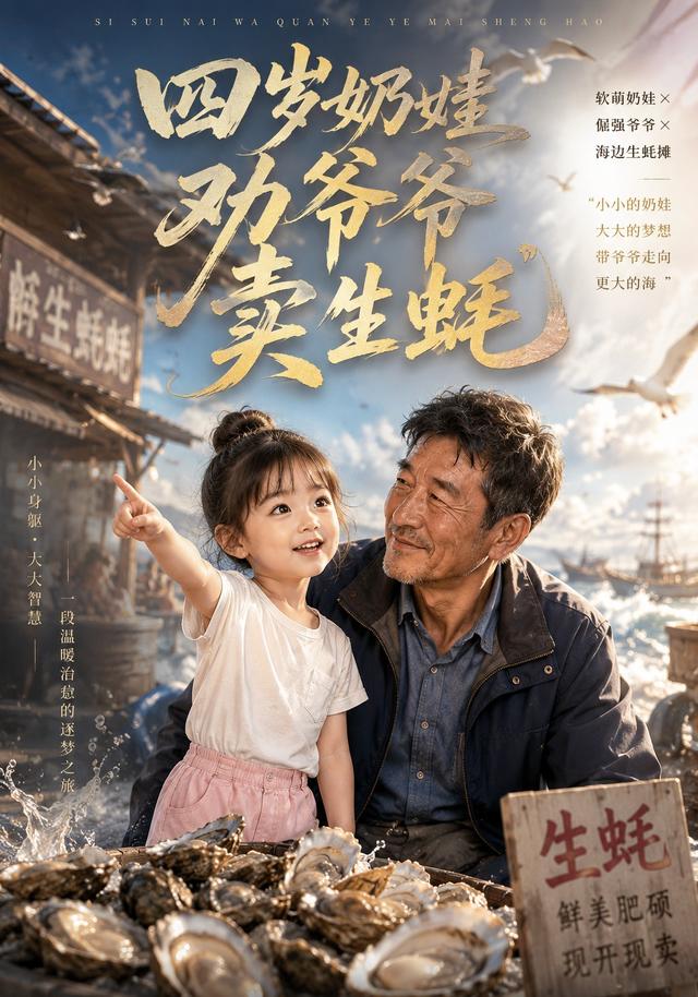四岁奶娃劝爷爷卖生蚝 cover