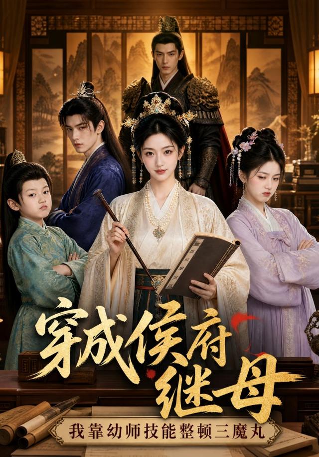 穿成侯府继母，我靠幼师技能整顿三魔丸 cover