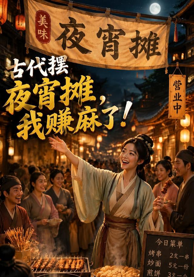 古代摆夜宵摊，我赚麻了 cover