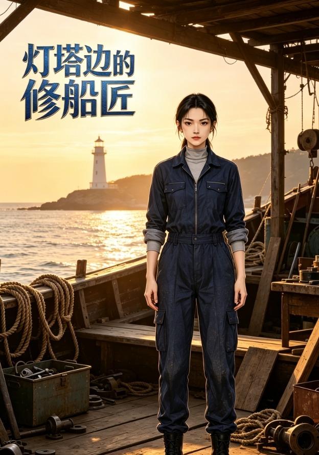 灯塔边的修船匠