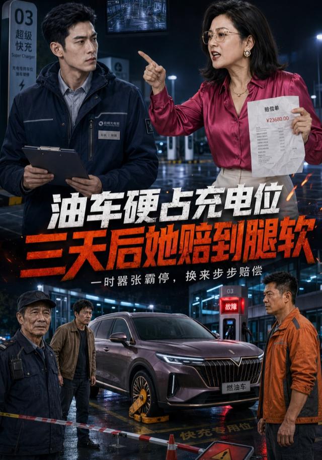 油车硬占充电位，三天后她赔到腿软 cover