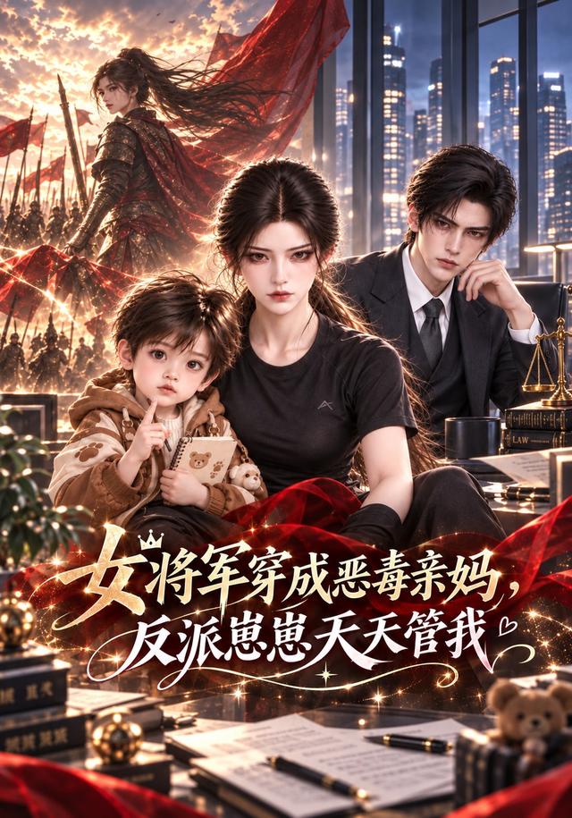 女将军穿成恶毒亲妈，反派崽崽天天管我 cover