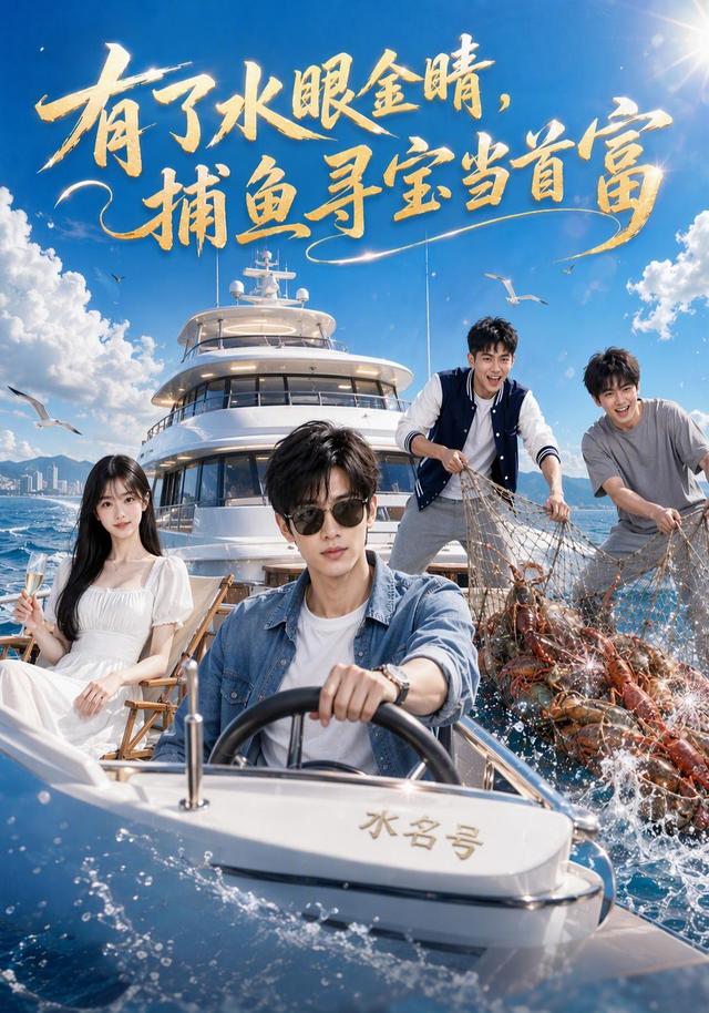 有了水眼金睛，捕鱼寻宝当首富