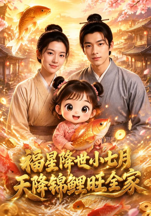 福星降世小七月，天降锦鲤旺全家