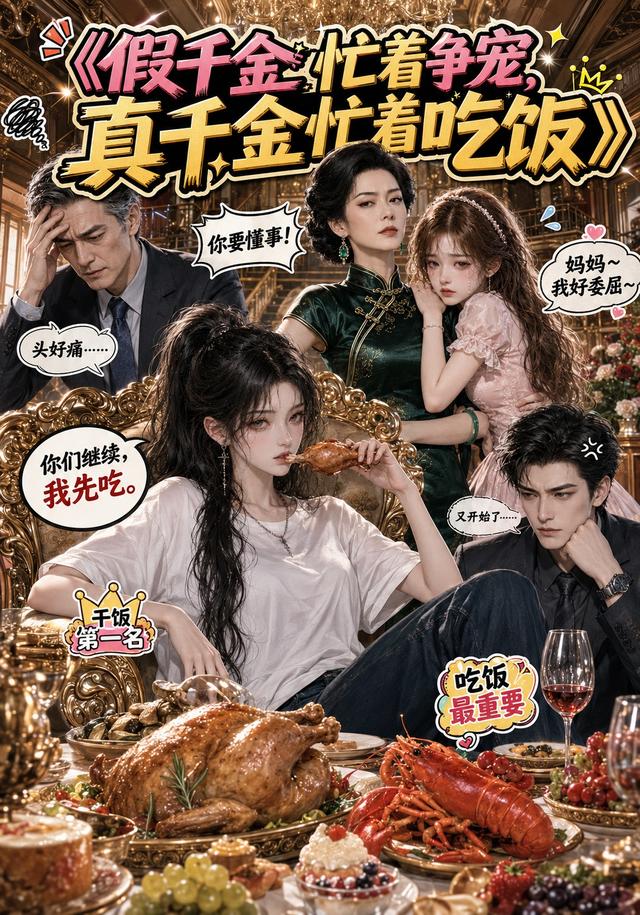 假千金忙着争宠，真千金忙着吃饭