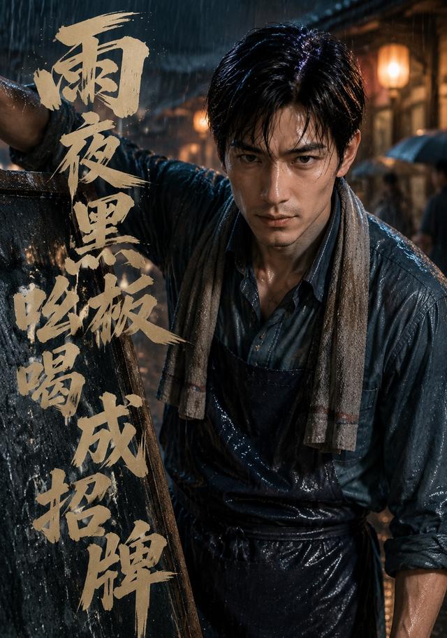 雨夜黑板吆喝成招牌第一部