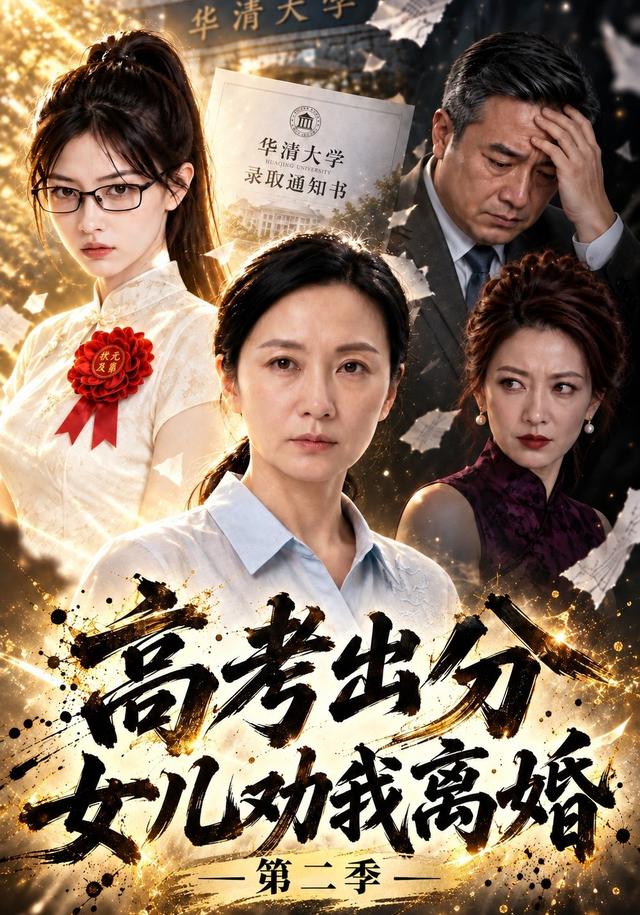 《高考出分女儿劝我离婚第二季》作品海报