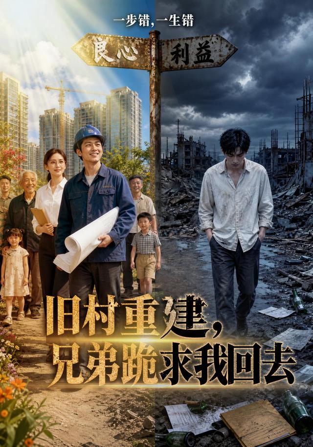 旧村重建，兄弟跪求我回去