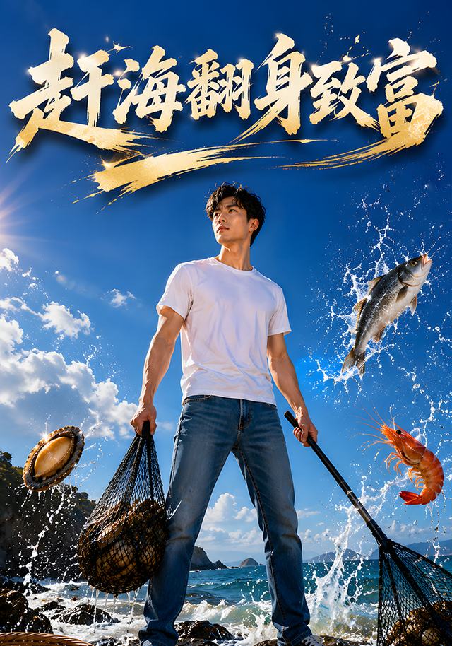 赶海翻身致富