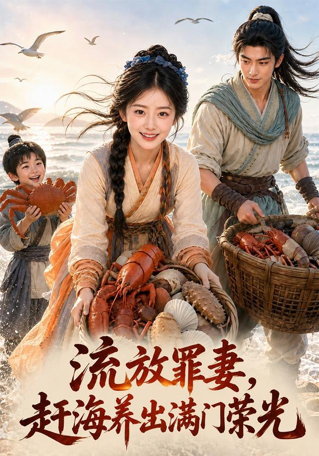 流放罪妻，赶海养出满门荣光