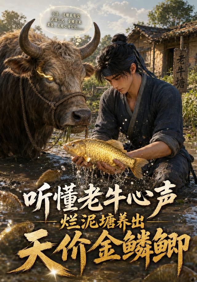 听懂老牛心声，烂泥塘养出天价金鳞鲫