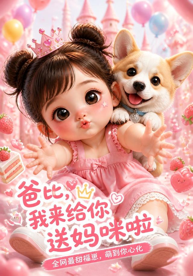 爸比，我来给你送妈咪啦