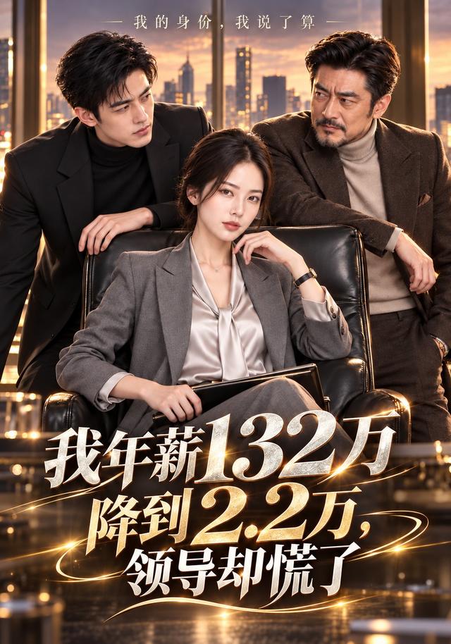 《我年薪132万降到2.2万，领导却慌了》作品海报