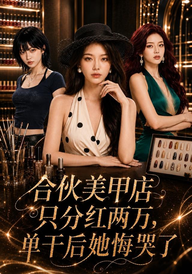 合伙美甲店只分红两万，单干后她悔哭了 cover