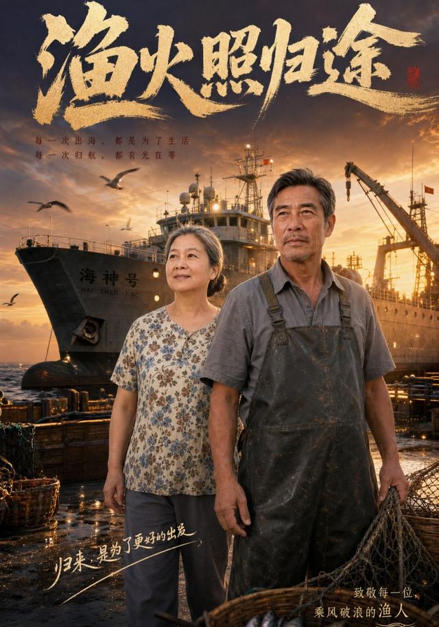 渔火照归途