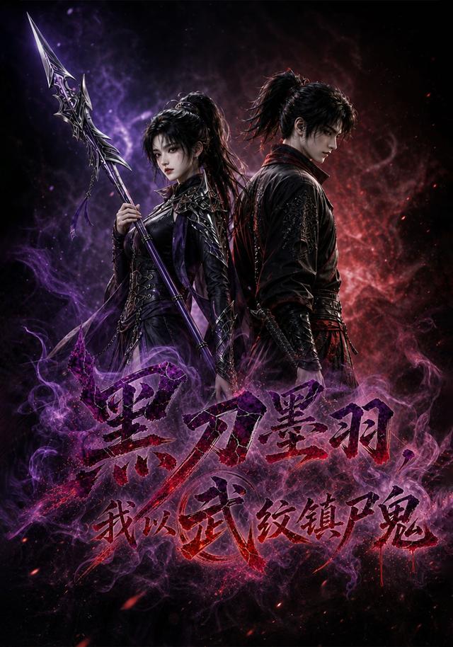 黑刀墨羽，我以武纹镇尸鬼