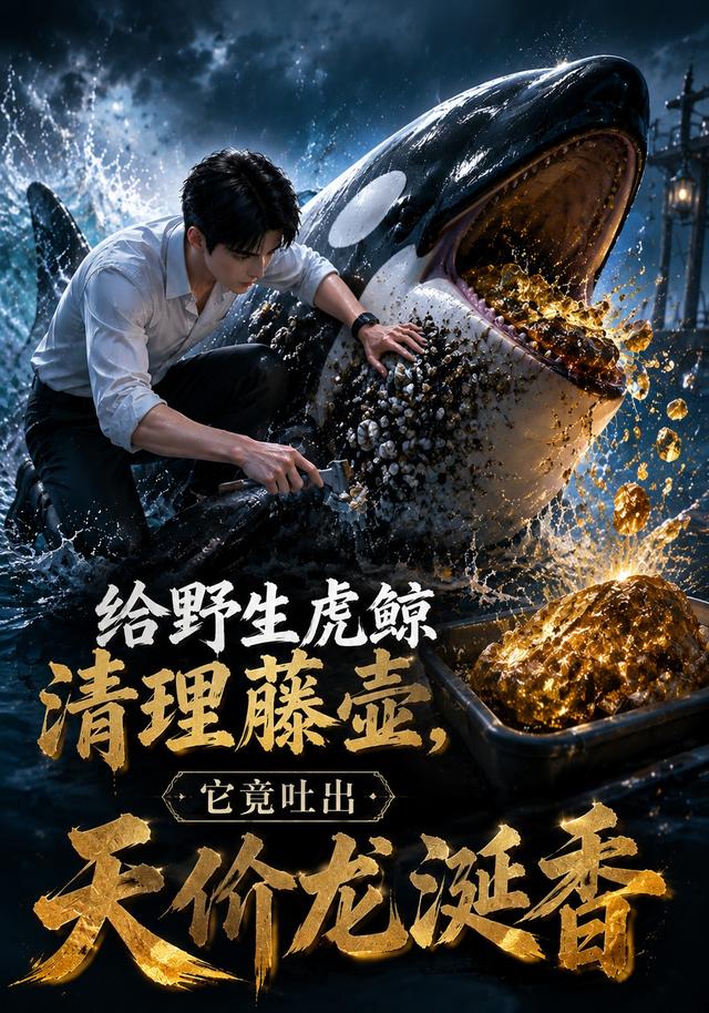 给野生虎鲸清理藤壶，它竟吐出天价龙涎香