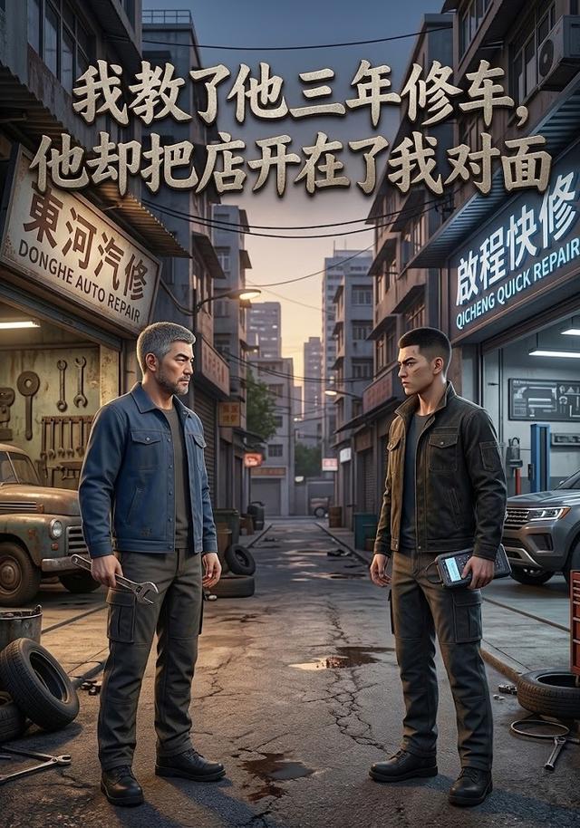 我教了他三年修车，他却把店开在了我对面 cover
