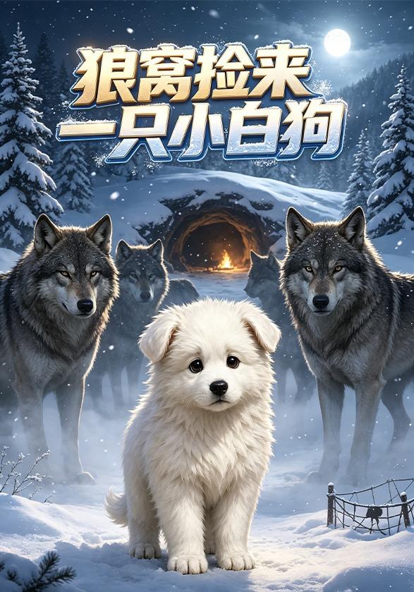 狼窝捡来一只小白狗