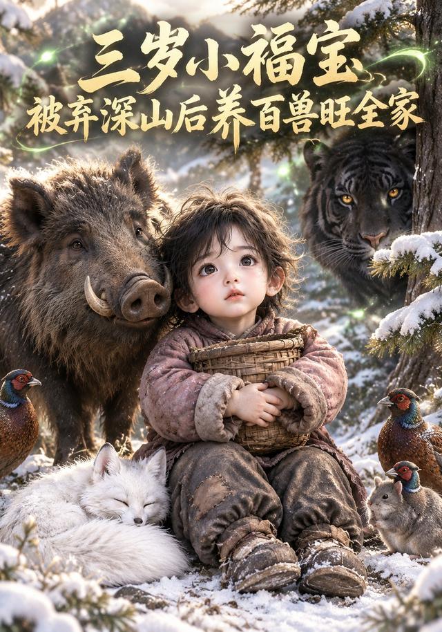 三岁小福宝，被弃深山后养百兽旺全家