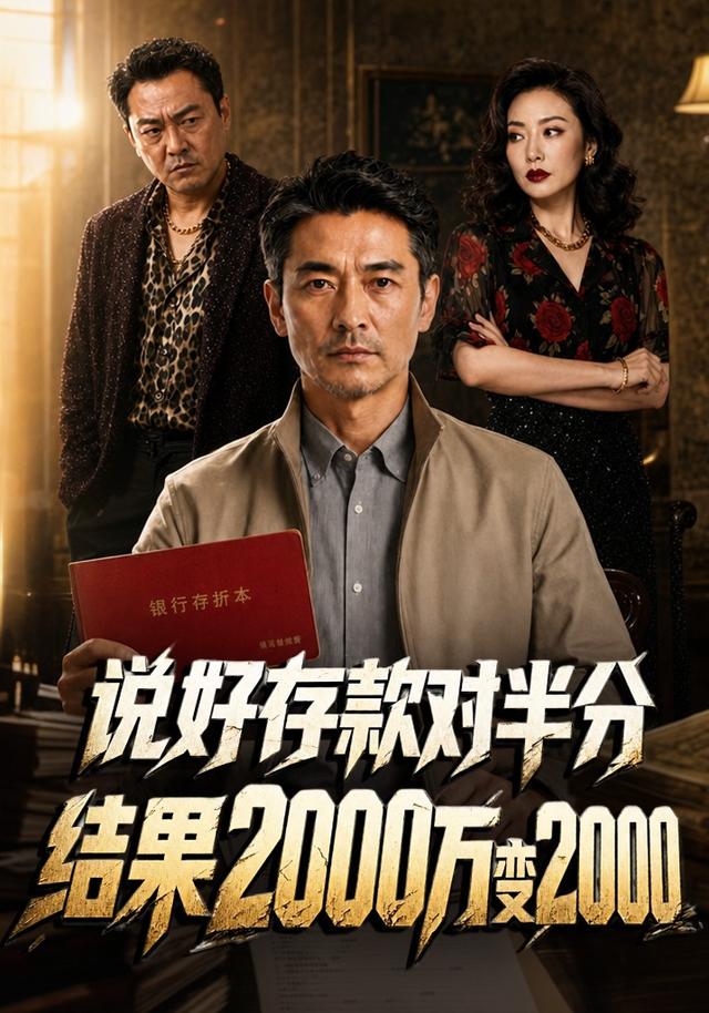 说好存款对半分，结果2000万变2000 cover