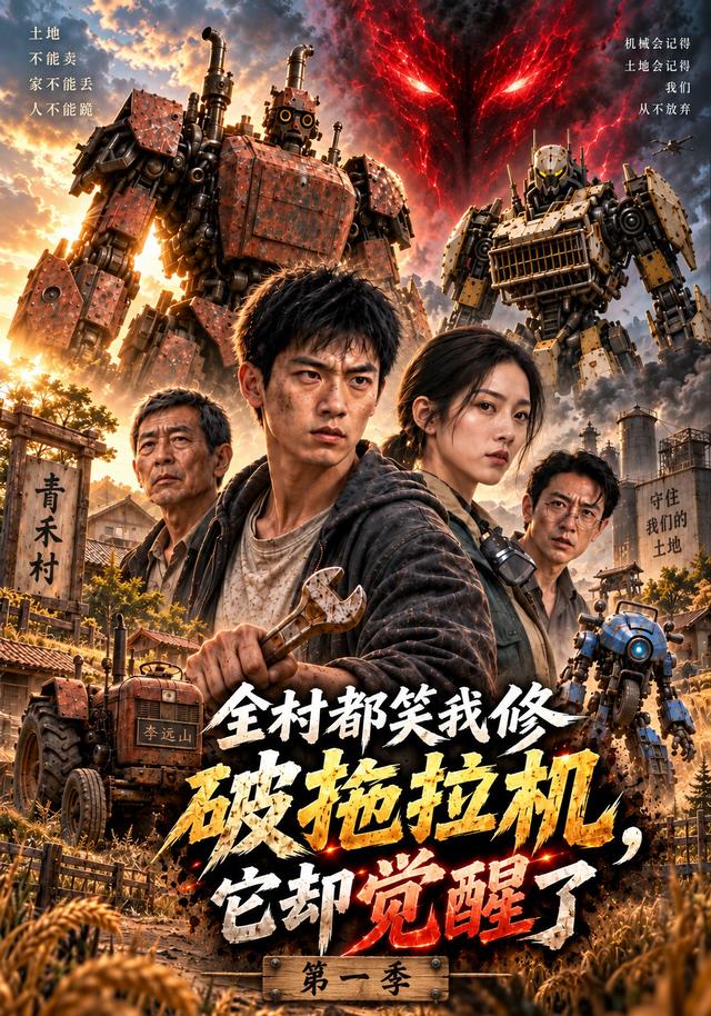全村都笑我修破拖拉机，它却觉醒了封面